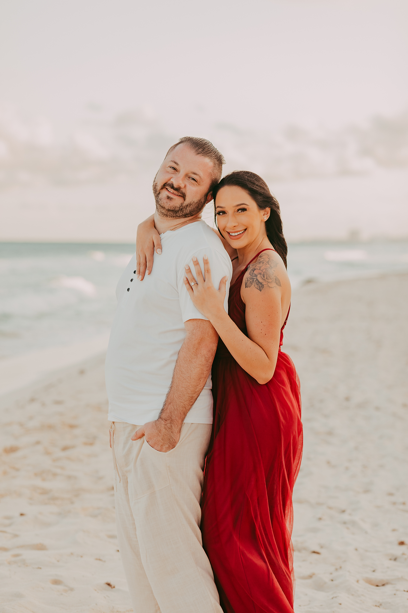 love, couple, beach, cancun, mexico, photography, claudia del rivero photography